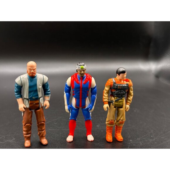 4 M.A.S.K. Action figures Kenner Ali Bombay Miles Mayhem Bruce Sato Alex Sector - Picture 3 of 16